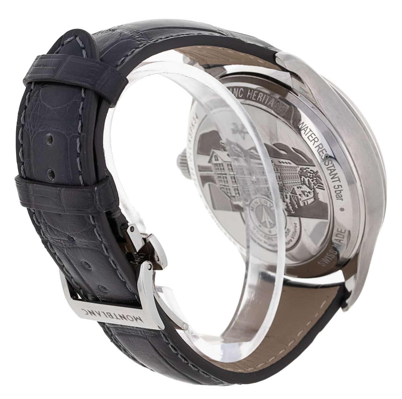 Montblanc Heritage cadran Saumon et un bracelet e Cuir